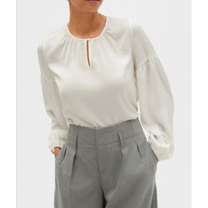 Banana Republic white blouse